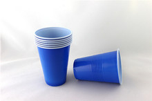 Mug 50Pcs Lot Disposable Cup food grade PP coffee mug 400ml Random color juice milk mug