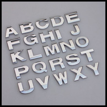 0.93$/pc English Letter Stickers Arabic Numbers Decals for automobile car logo badge emblem brands DIY