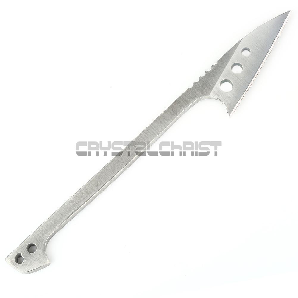 New EDC gear Stainless steel fishing harpoon fish scale flake blade knife with Sheath outdoor camp