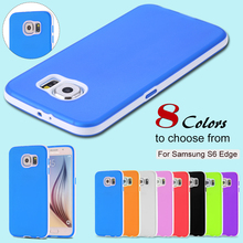 S6 Candy Slim TPU Gel Soft Case for Samsung Galaxy S6 G9200 Matte Ultra Thin Back Skin Protective Cellphone Cover for Galaxy S6
