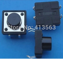 Free shipping 10PCS DIP 12X12X7 Tactile Tact Push Button Micro Switch Momentary 12*12*7MM good quality30626