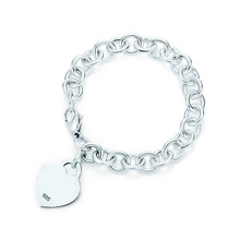 Fashion brand love heart bracelets for women 925 sterling silver bracelet charms jewelry best friends bracelete bijoux
