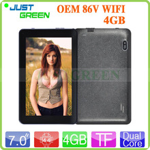 Cheap China Tablet PC 7 inch V86 WIFI RK3026 Dual Core 512MB RAM 4GB ROM Android
