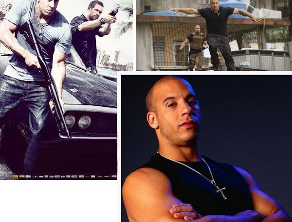 New Movie jewelry The Fast and The Furious Dominic Toretto Vin Diesel Classic Male Rhinestone CROSS
