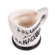 FedEx Wholesale 48Pcs Lot Creative I Flunked Anger Management Mug Distorted Ceramic Mug Coffee Cup