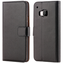 Retro Genuine Leather Case for HTC One M9 Luxury Wallet Stand Flip Mobile Phone Accessories Fashion