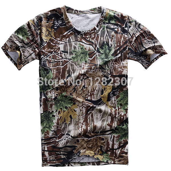 TACTICAL PAINTBALL HUNTING BIONIC REAL TREE CAMO T SHIRT MEN IN SIZE 54 35813