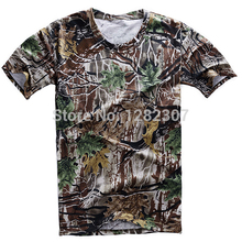 TACTICAL PAINTBALL HUNTING BIONIC REAL TREE CAMO T SHIRT MEN IN SIZE 54 35813