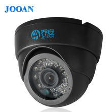 JOOAN 1/3 color  CMOS 700TVL dome mini cctv camera,HD indoor black 36 ir leds day/night security home video surveillance camera