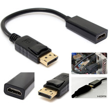 New Arrival High Quality DP Displayport Male To HDMI Female Cable Converter Adapter For PC HP/DELL