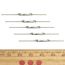 Different Quality 10pcs Reed switch Mag Switch 2 * 14mm Normally open Magnetic induction switch
