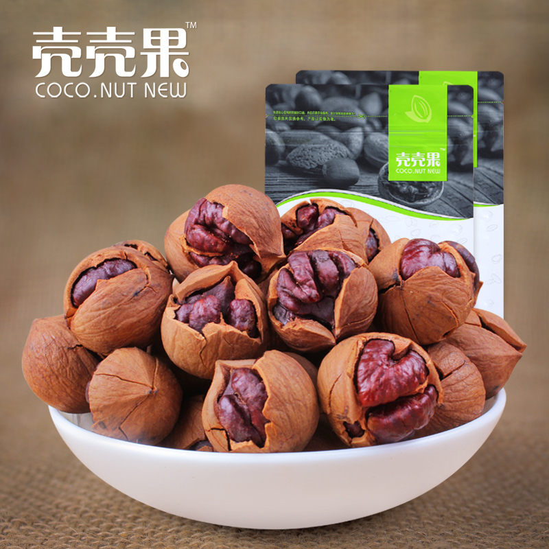  Shell shell fruit hand stripping pecan nuts snack Anhui specialty hand stripping small walnut 180g