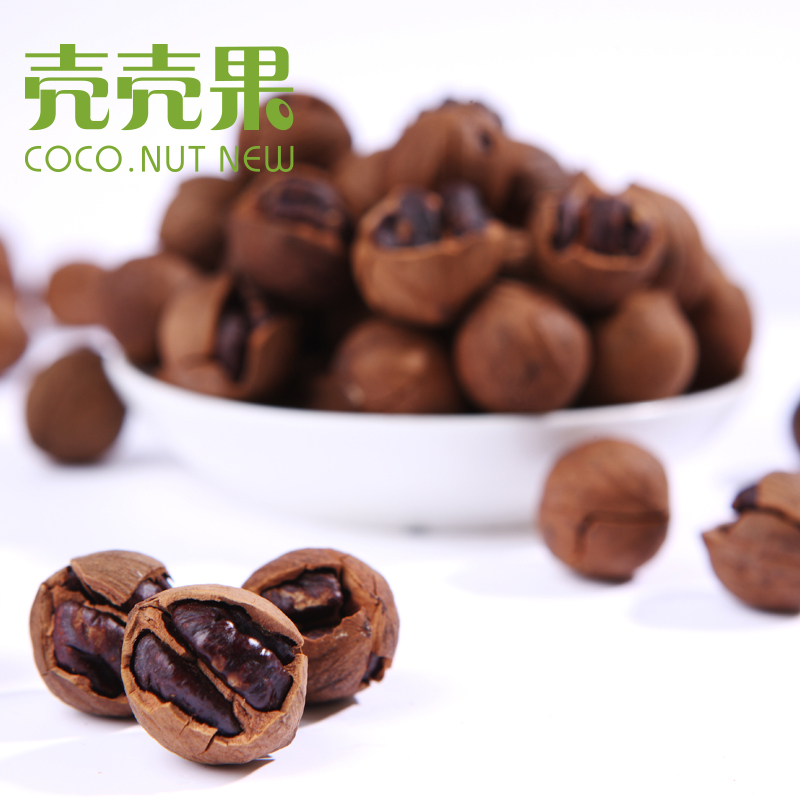  Shell shell fruit hand stripping pecan nuts snack Anhui specialty hand stripping small walnut 180g