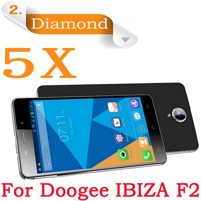 Premium Doogee IBIZA F2 Phone Diamond Screen Film 5pcs 5 0 IPS Diamond Sparkling Doogee IBIZA