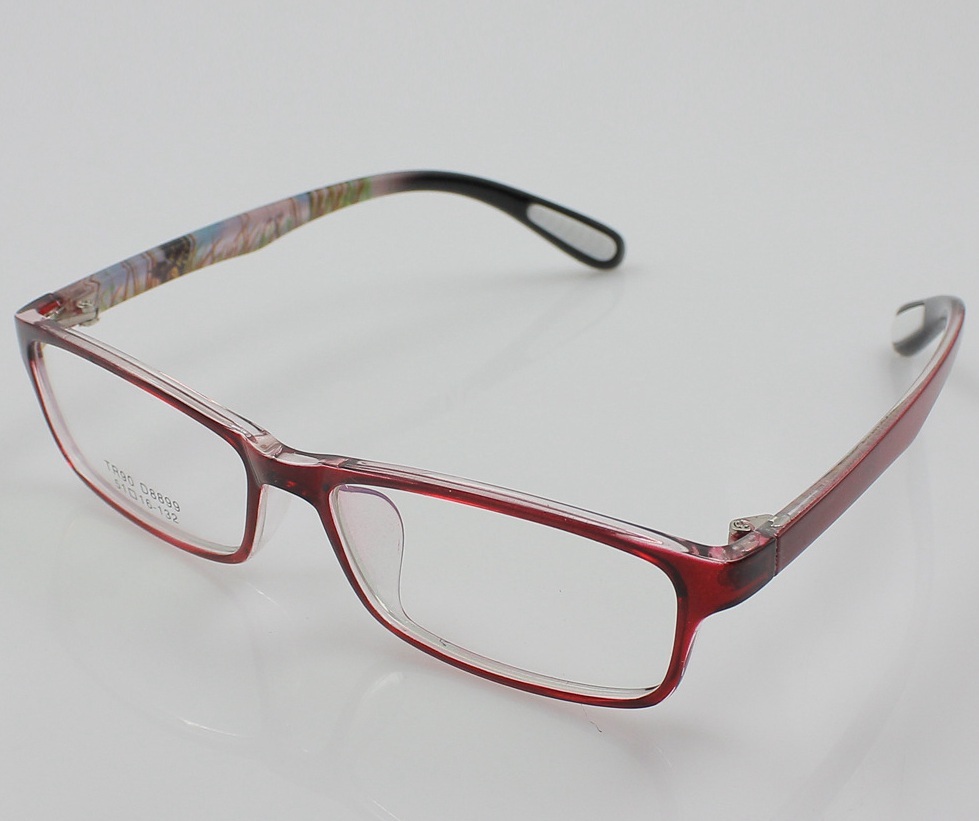 Various color Gintama Sarutobi Ayame cosplay red frame glasses TR90 near sight glasses welcome for wholesalle