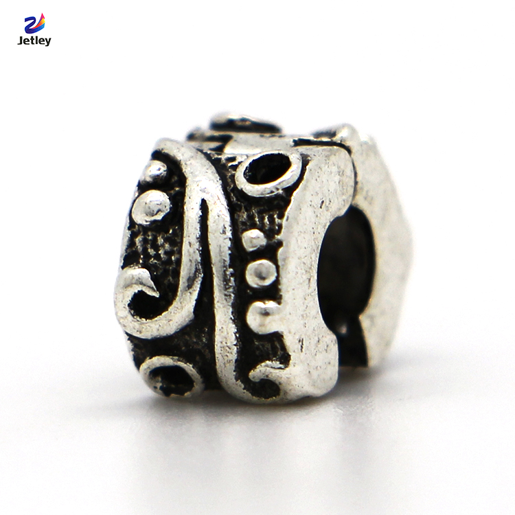New 1pc Jewelry 925 Clips Locks Beads Alloy Charm European Olive Branch Stopper Bead Fit Pandora