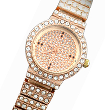 Wholesale Full Diamond Rhinestone Rose Gold Luxury Quartz Ladies Watch Women Dress Friend Christmas Gift  88W10053