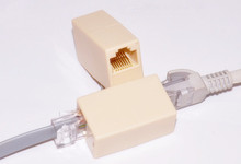 10pcs x New Newtwork Ethernet Lan Cable Joiner Coupler Connector RJ45 CAT 5 5E Extender Plug