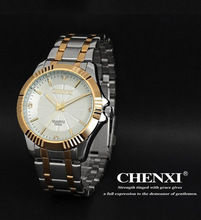 New Quartz Fashion Casual Watches Luxury Brand Design Business Golden Wristwatches Men Quartz Men Full Steel