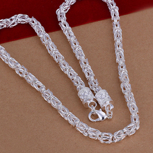 free shipping 5mm 20 inch round chain big necklaces 925 silver long necklace for men boys jewelry KN048