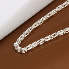 free shipping 5mm 20 inch round chain big necklaces 925 silver long necklace for men boys