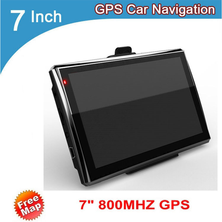 7 inch GPS navigation FM DDR128MB 800 480 car gps 800MHZ Navitel 8 5 free map
