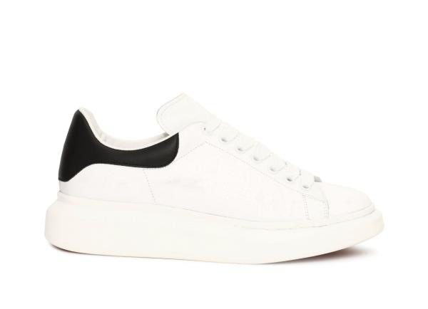 2015 new casual white color shoes lace up women flats with genuine Leather mcq shoes fashion