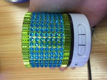 Bt53 / 54 беспроводная Bluetooth колонки с a алюминий бусины стерео звук карта у диск мобильный компьютеры