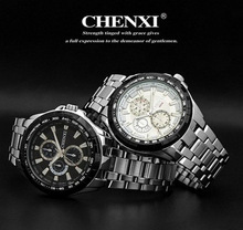 Hot Sale Formal Chenxi Brand Watches Stainless Steel Quartz Analog Men s Wristwatch with Date Function
