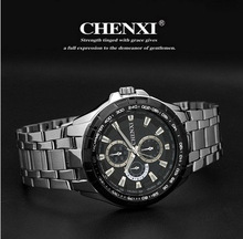 Hot Sale Formal Chenxi Brand Watches Stainless Steel Quartz Analog Men s Wristwatch with Date Function