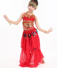 Hot Sale 2015 New High End Belly Dance Costumes Suit Skirt for Girls Costume Performance Exercises