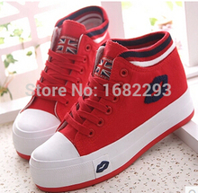 Free shipping Spring Floral canvas shoes to help low shoes Korean college students wind casual shoes