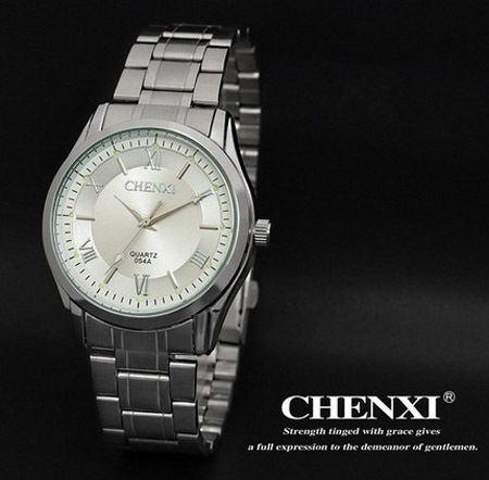 New arrival ChenXI Brand Fashion Gold Strap Men s Women Business Quartz Watches Dress Stainless Full
