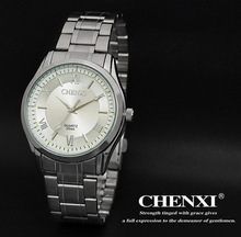 New arrival ChenXI Brand Fashion Gold Strap Men’s Women Business Quartz Watches Dress Stainless Full Steel sport wristwatch