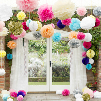 Marriage garland large 10pcs 10inch 30cm tissue paper pom poms wedding party decoration craft paper flowers.jpg 350x350