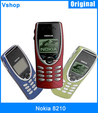 8210 Original Classic NOKIA 8210 Cell Phone One Year Warranty 750mAh GMS Network Cheap International Smartphone Free Shipping