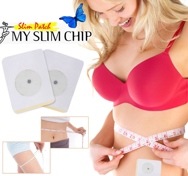 Hot Selling 30 Pcs Box Chinese Herbal Magnetic Slimming Belly Patch 7x9 CM Navel Slimming Detox