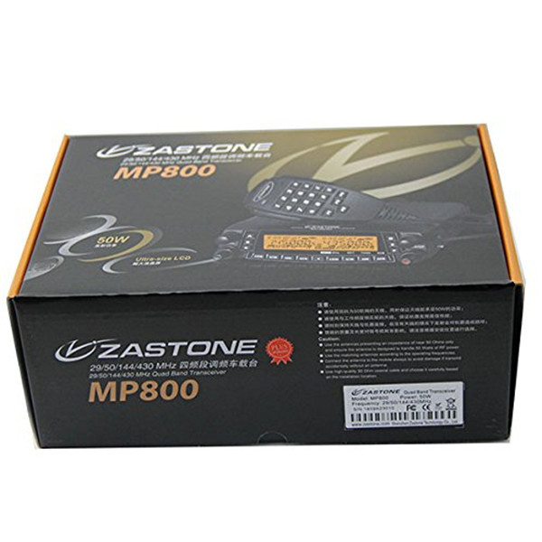 100%     ZASTONE MP800   Quad Band : 29 / 50 / 144 / 430   MP800
