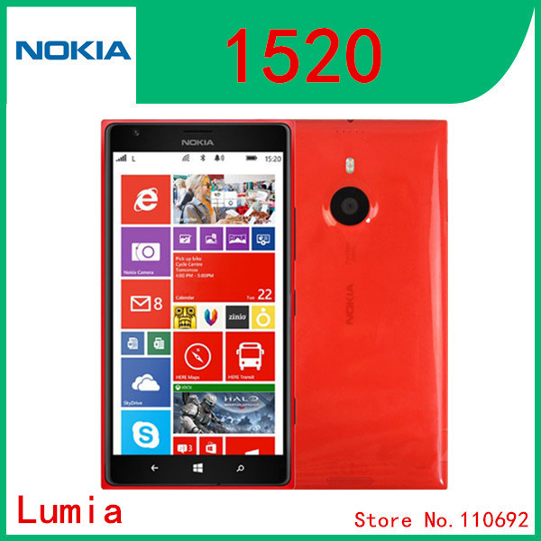 Original Nokia Lumia 1520 Windows 8 0 Phone 32GB Quad Core 2 2GHz 2GB RAM 6