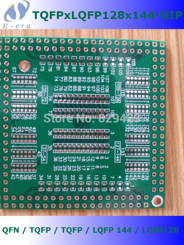 Двусторонняя PCB E-era QFP /eqfp /tqfp /lqfp144 /128 SMD DIP 0,5 10pcs/lot QFP / EQFP / TQFP / LQFP144 / 128
Двусторонняя PCB E-era QFP /eqfp /tqfp /lqfp144 /128 SMD DIP 0,5 10pcs/lot QFP / EQFP / TQFP / LQFP144 / 128