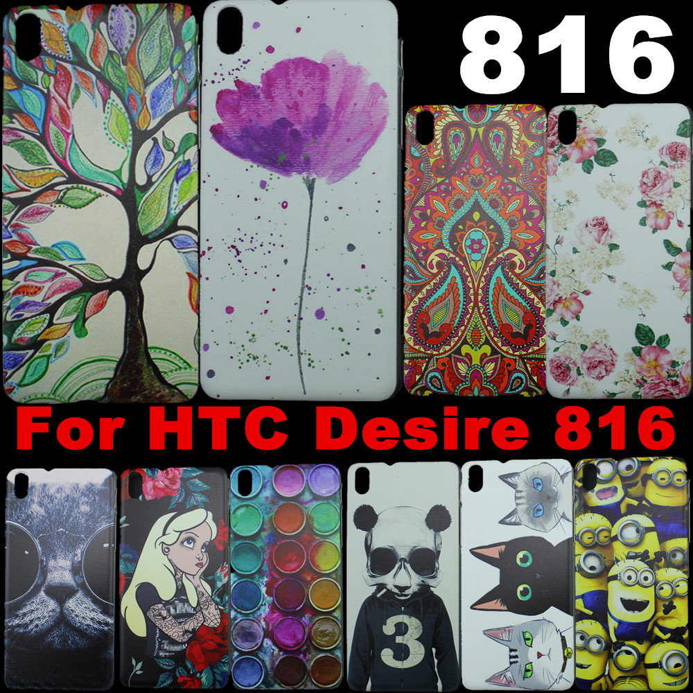 Taken Free Shipping Hard PC Plastic Phone Case Back Cover Case for HTC Desire 816 800