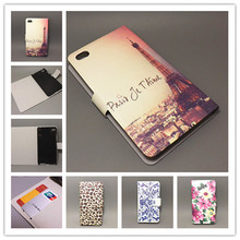 11 species pattern Ultra thin butterfly Flower Flag vintage Flip Cover For Lenovo S90 Cellphone Case ,Free shipping