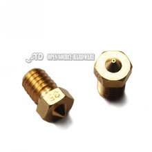 3d printer head 1.75*0.35mm copper nozzle print head with numbers for DIY upgrades e3d v6 (2pcs)
