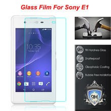 0.26mm ultra thin Screen Protector on mobile phone Tempered Protective HD Glass Film For Sony Xperia E1 D2004 D2005 D2014 D2015