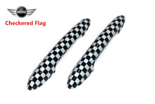 2014 MINI Cooper F55 F56 Doorknob door handle shell covers union jack checker flag