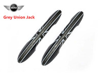2014 MINI Cooper F55 F56 Doorknob door handle shell covers union jack checker flag