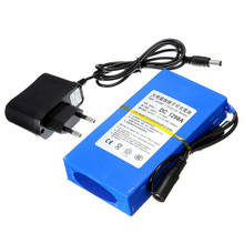 2015 New Super Rechargeable Protable Lithium ion Battery EU Plug DC12V 9800mAh Mobile Power wireless camera