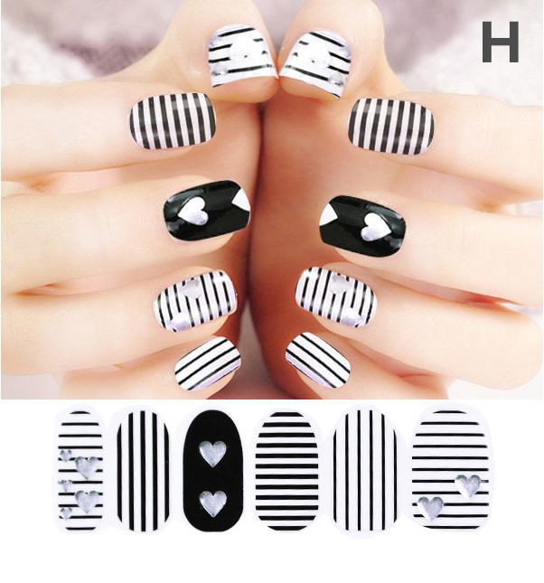 Transferable Water Nail Sticker DIY Nail Beauty Wraps Accessories Full Cover Nail Decals Decoration nail art
