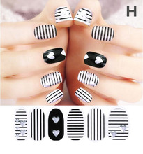 Transferable Water Nail Sticker DIY Nail Beauty Wraps Accessories,Full Cover Nail Decals Decoration nail art decorations ZJ9-H