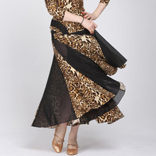 Wholesail retail new Ar sexy elegant ballroom dress adorable adult women dresswear friendship Leopard bust skirt